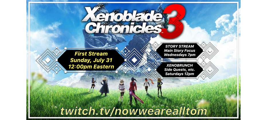 Streaming Xenoblade Chronicles 3 on Twitch